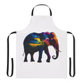 Elephant and nature themed apron