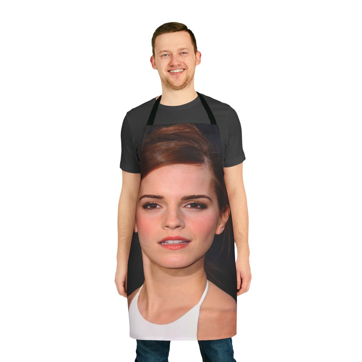 Emma Watson inspired apron with floral design