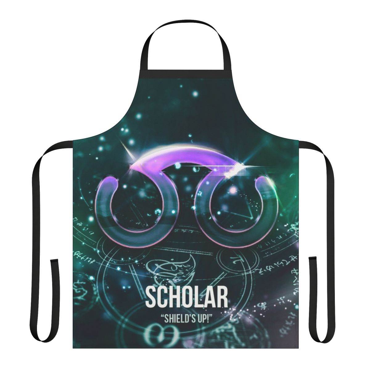 Stylish apron with Final Fantasy-inspired design, perfect for cooking and cosplay