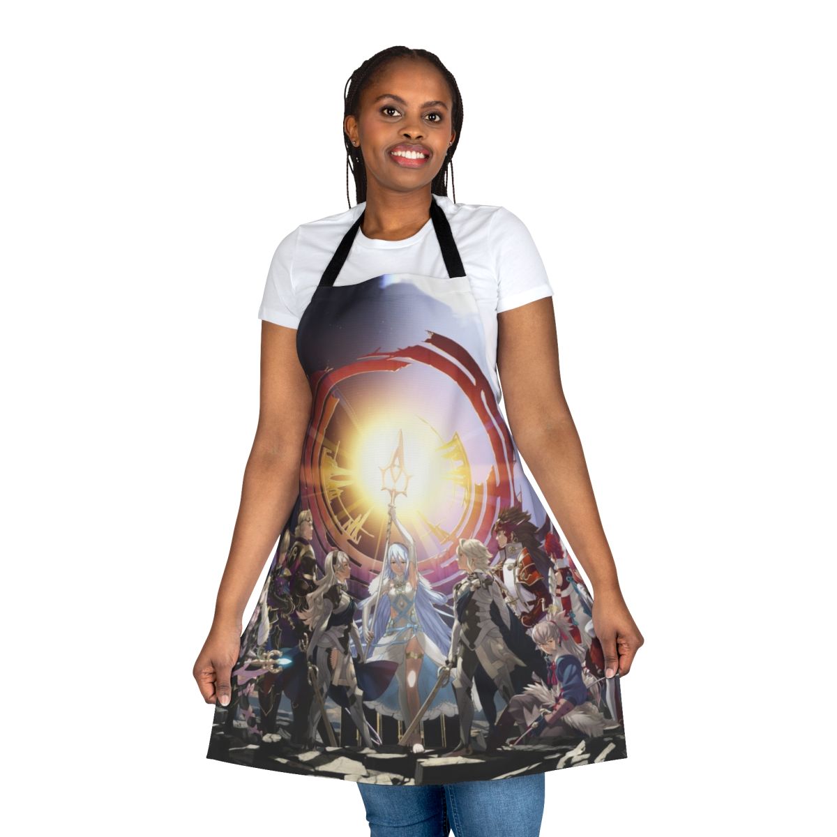 Stylish fire emblem fates-themed apron for cooking, baking, and more