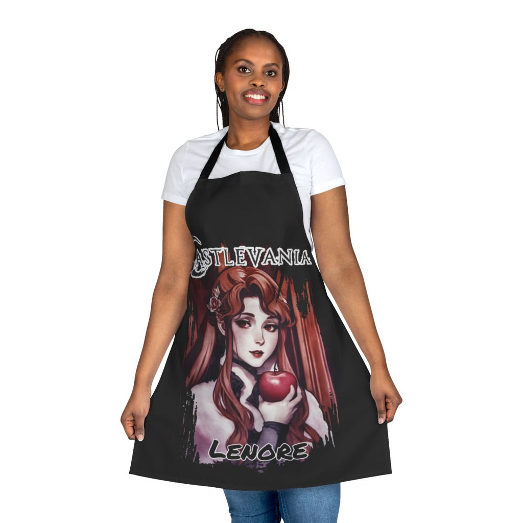 Stylish apron featuring Lenore, the vampire character from the Castlevania Netflix series