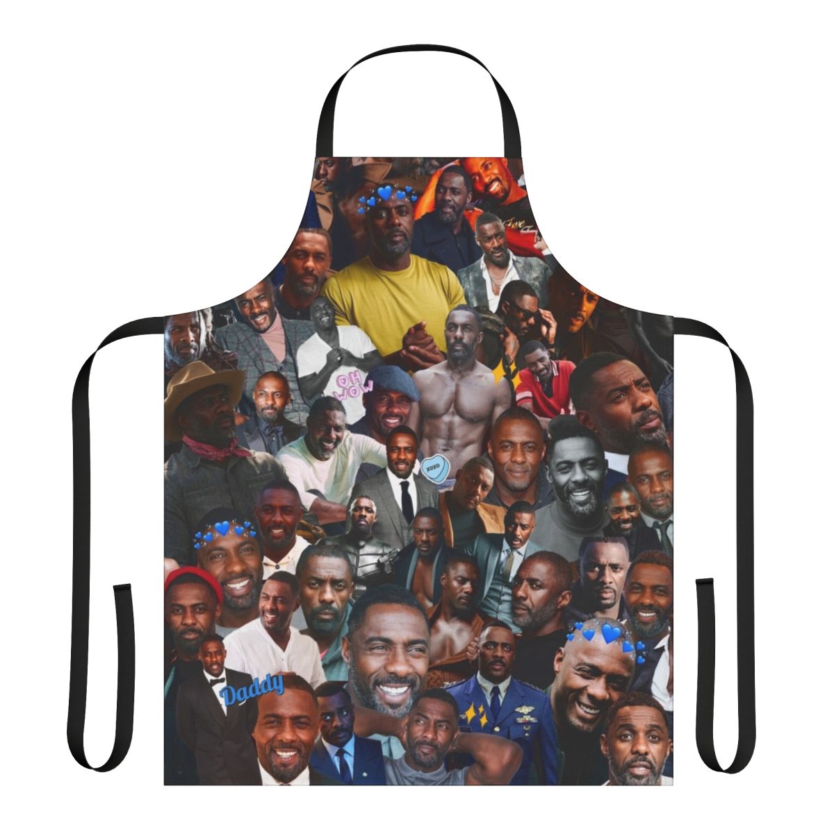 Stylish apron featuring Idris Elba's signature design