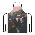 Stylish apron featuring a quote and imagery from the classic film "Lost in Translation"