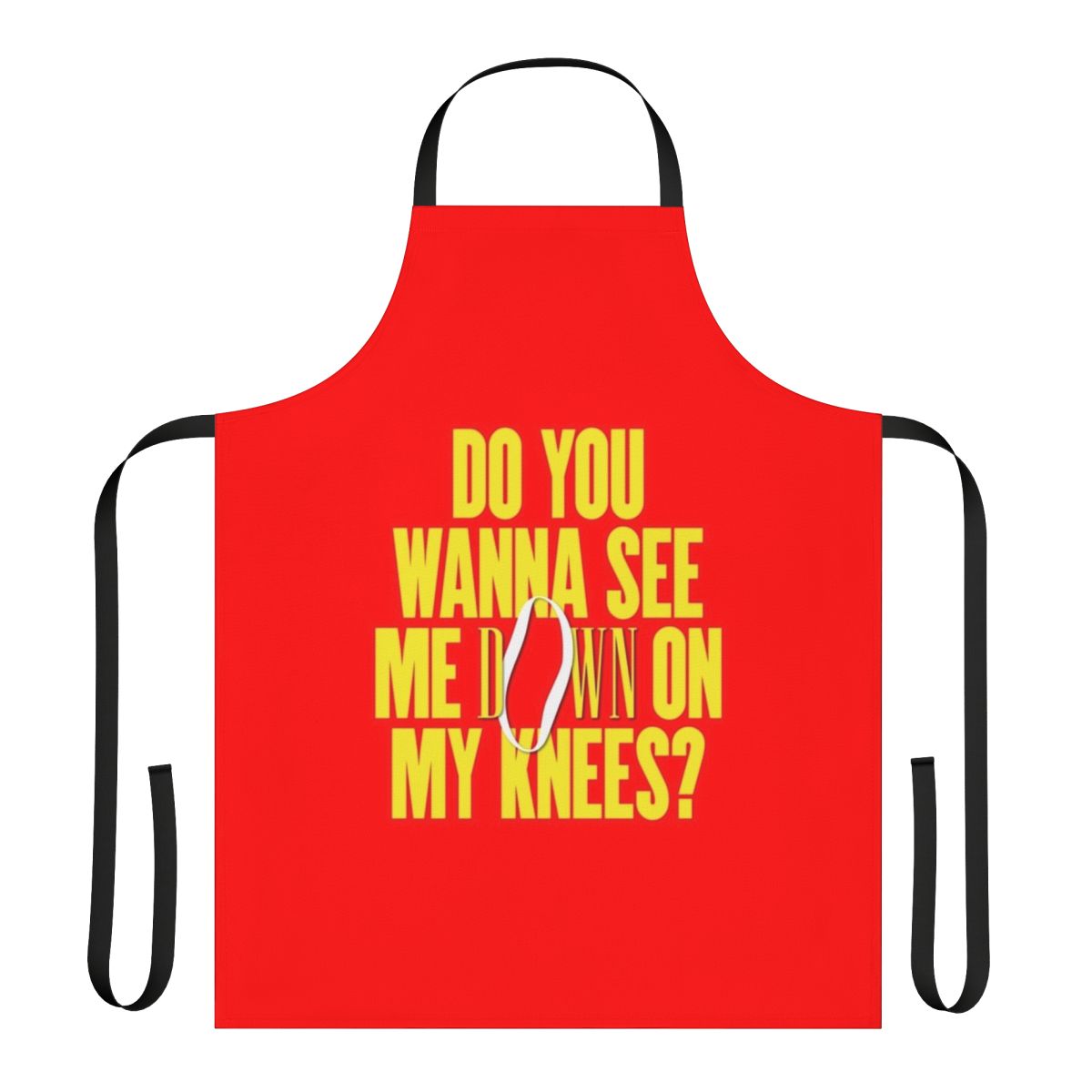 Apron featuring iconic Madonna album covers and lyrics