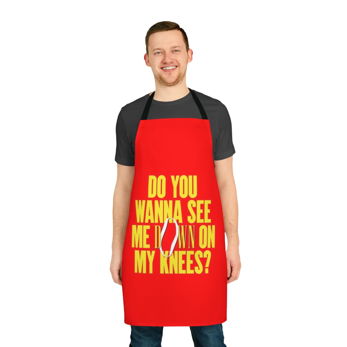 Apron featuring iconic Madonna album covers and lyrics