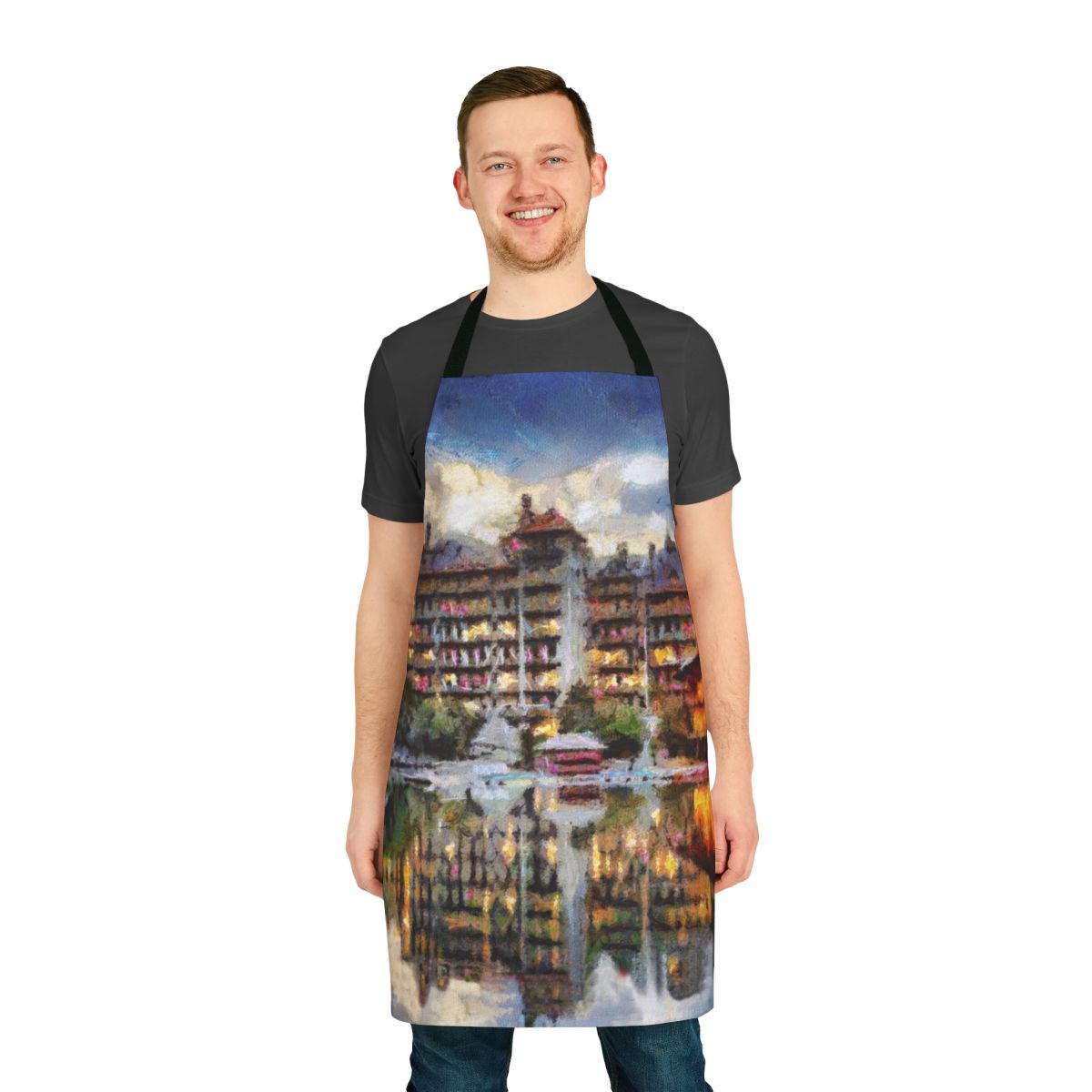 Mohonk Mountain House-inspired apron with a vintage, Victorian-style design