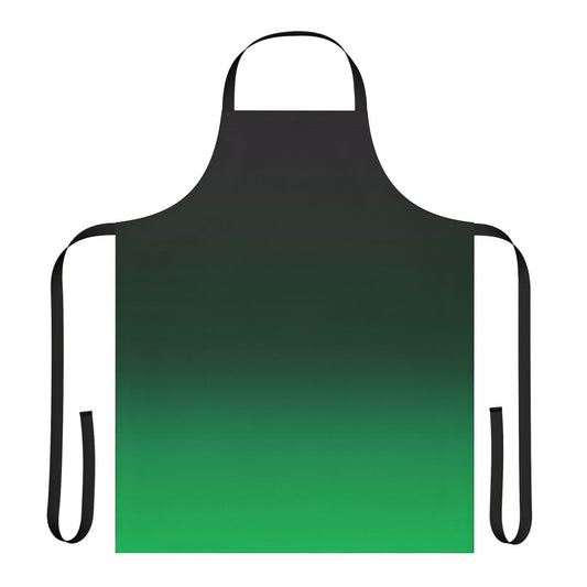 Ombre Green Apron with Gradient Design