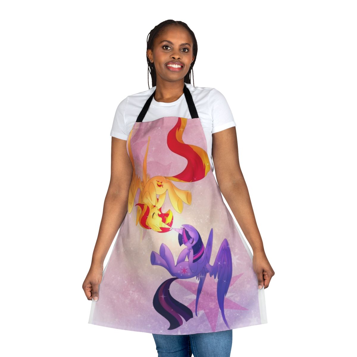 Stunning princess-themed apron with alicorn and My Little Pony inspired design