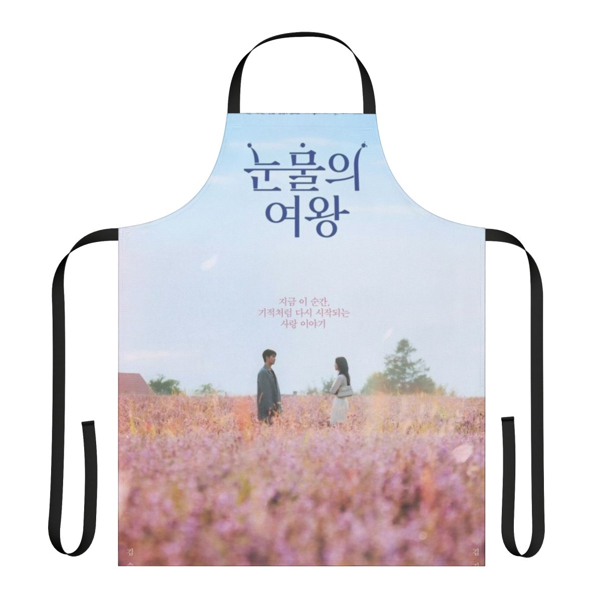 Apron featuring the cast and characters from the popular Korean drama "Queen of Tears"