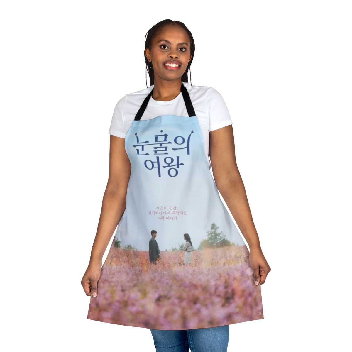 Apron featuring the cast and characters from the popular Korean drama "Queen of Tears"