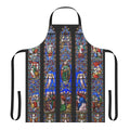 Apron featuring a beautiful stained glass church window design