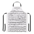 Apron featuring the Tchaikovsky Violin Concerto design, perfect for classical music enthusiasts