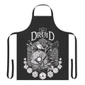 White apron with druid class and elemental magic symbols