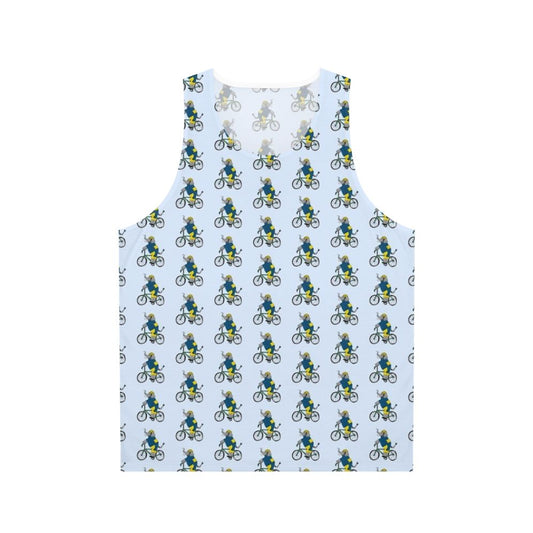 Elephant Cyclist Unisex Tank Top