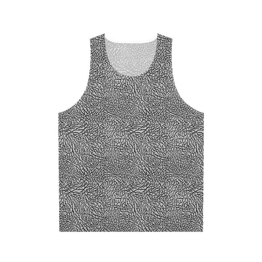 Elephant print unisex tank top