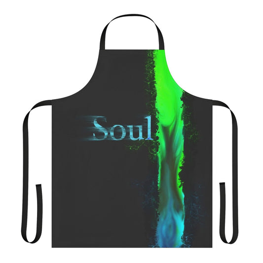 Soul Mate Apron featuring twin flame imagery and spiritual symbols