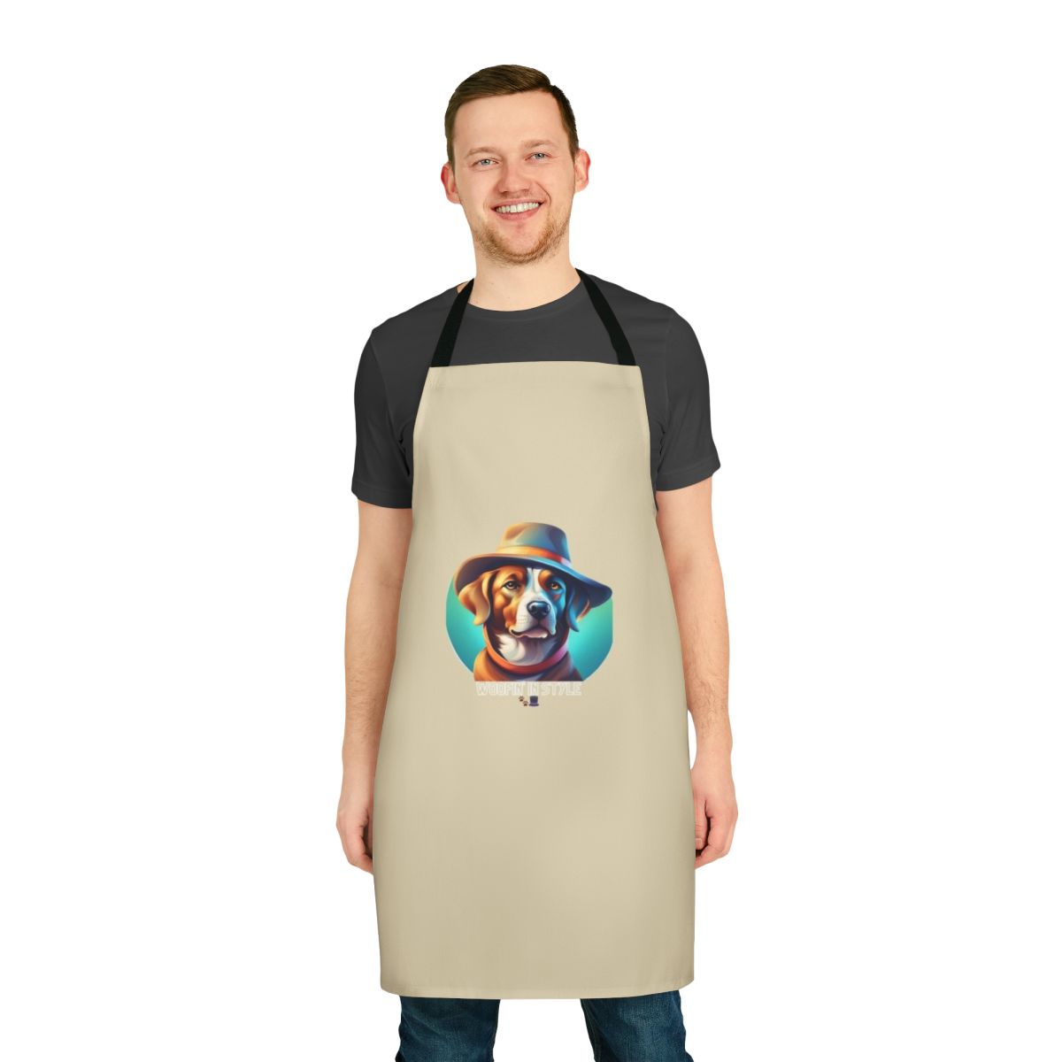 A stylish apron showcasing trendy pet fashion for the modern dog owner