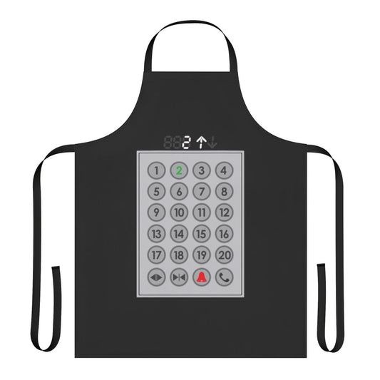 Elevator Mechanic Apron with Number Pad Design