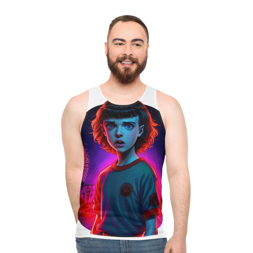 Eleven From Stranger Things Unisex Tank Top