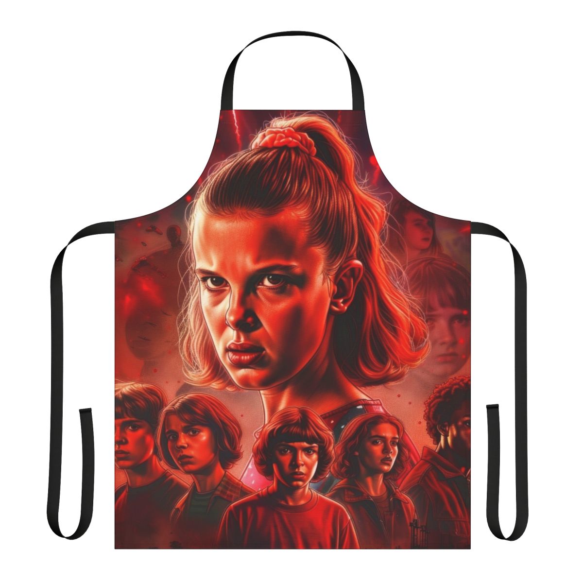 Eleven-Inspired Apron with Stranger Things Graphics