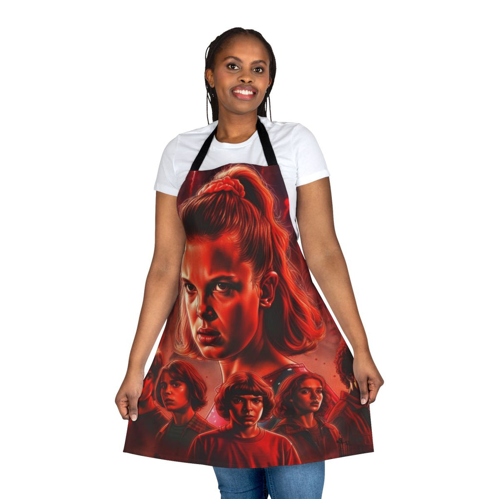 Eleven-Inspired Apron with Stranger Things Graphics