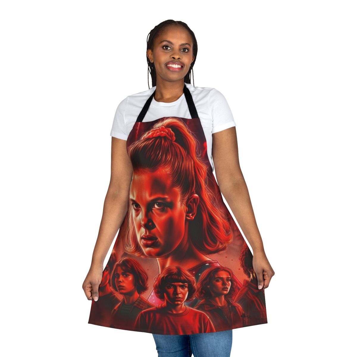 Eleven-Inspired Apron with Stranger Things Graphics