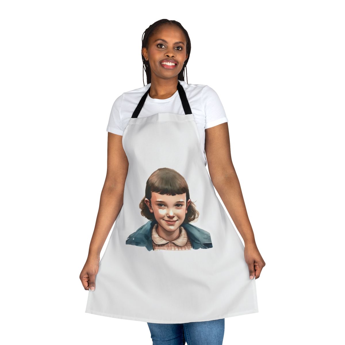 Eleven inspired Stranger Things themed apron