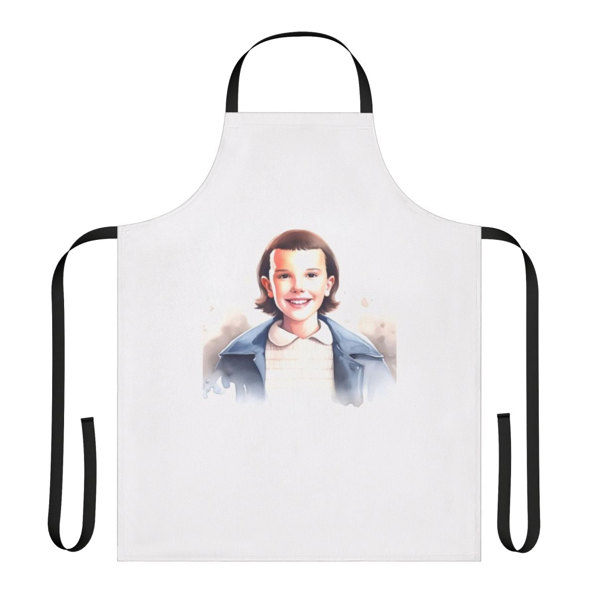 Eleven-Inspired Stranger Things Apron featuring the iconic character from the Netflix series.