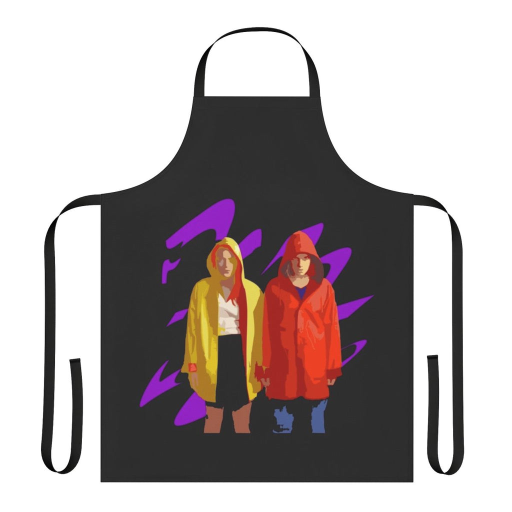 A high-quality apron featuring the character Eleven from the popular Netflix series Stranger Things.