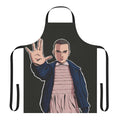 Stranger Things Eleven Fanart Apron featuring the character Eleven from the popular Netflix series