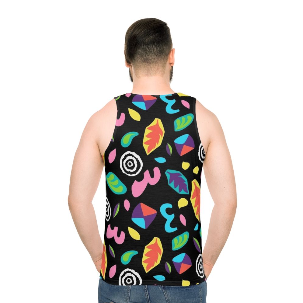 Eleven Romper Pattern Unisex Tank Top featuring Stranger Things-inspired design