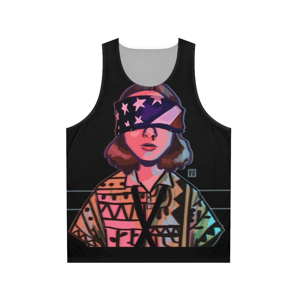 Eleven Stranger Things Unisex Fourth of July Tank Top