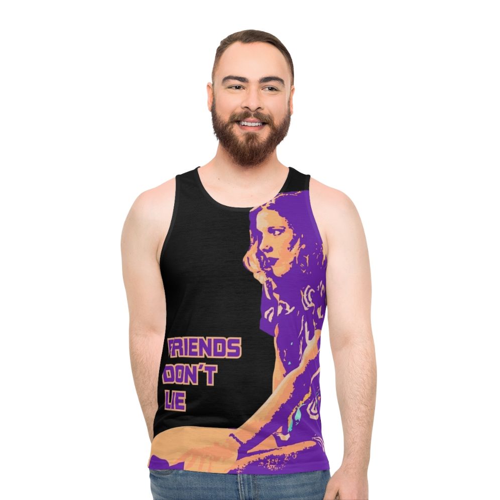 Stranger Things Eleven "Friends Don't Lie" Unisex Tank Top