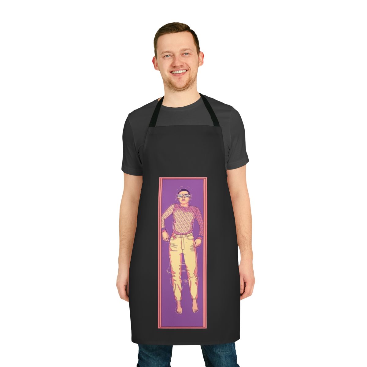 Eleven Stranger Things Inspired Apron with Iconic Imagery