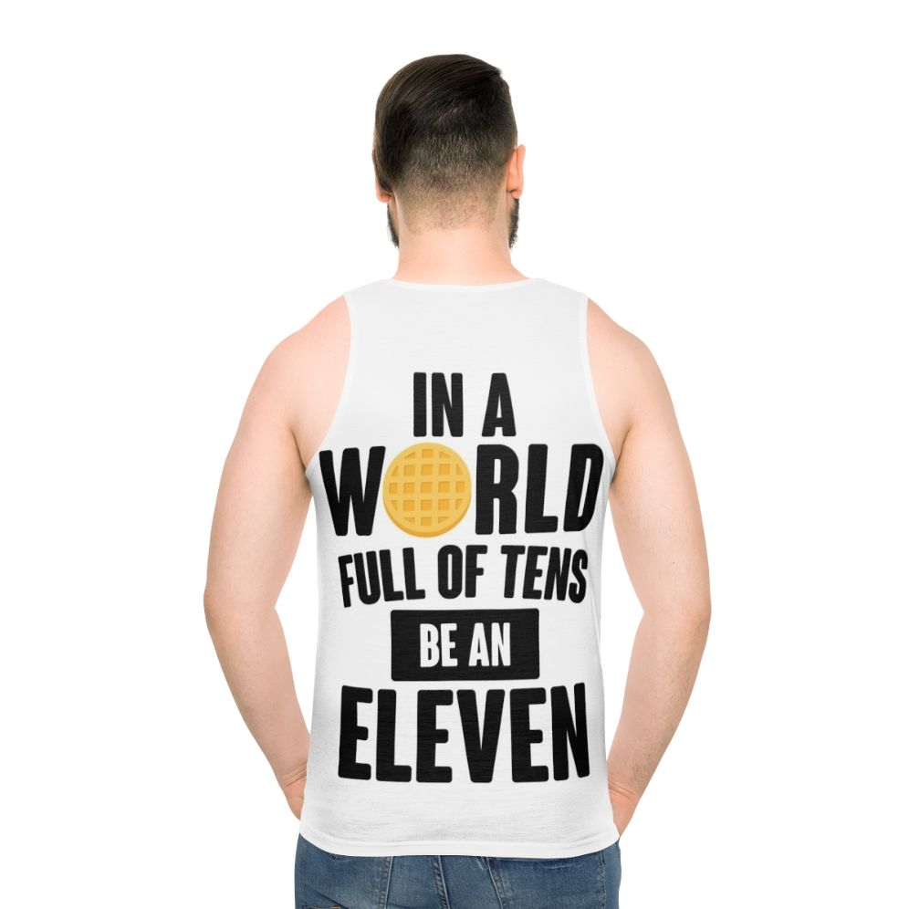 Eleven inspired unisex tank top