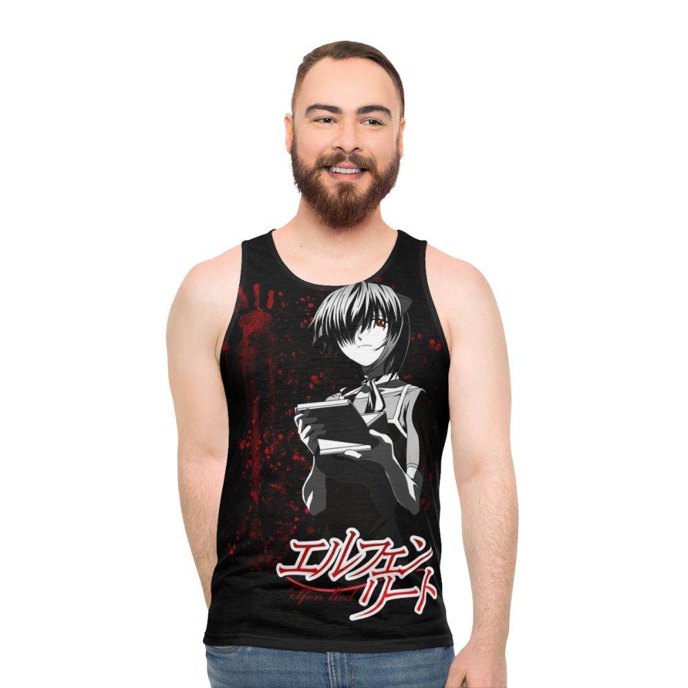 Elfen Lied anime unisex tank top