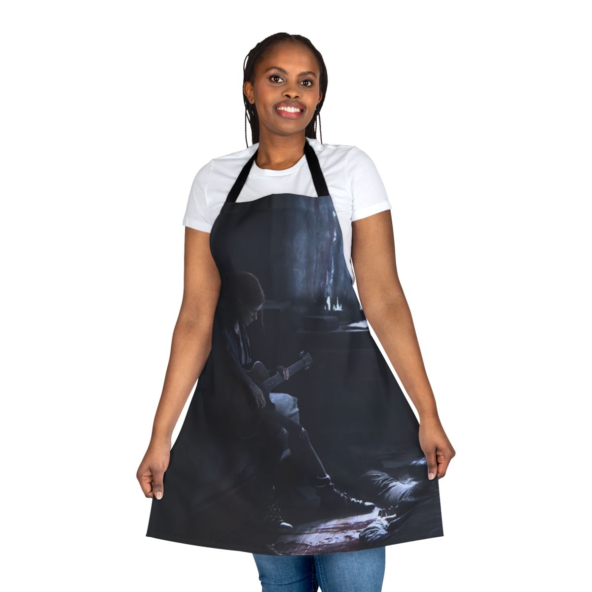 Ellie-inspired apron featuring the character from The Last of Us Part II video game