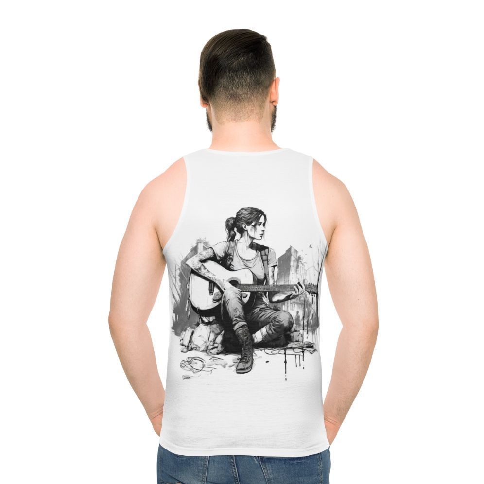 Ellie from The Last of Us video game fanart unisex tank top