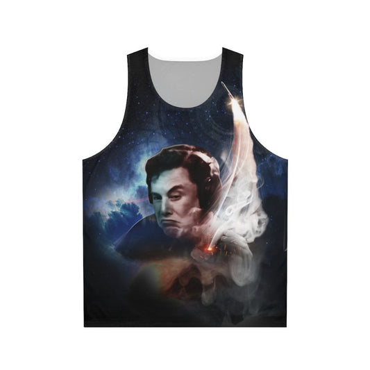 Elon Musk Blast Off Unisex Tank Top