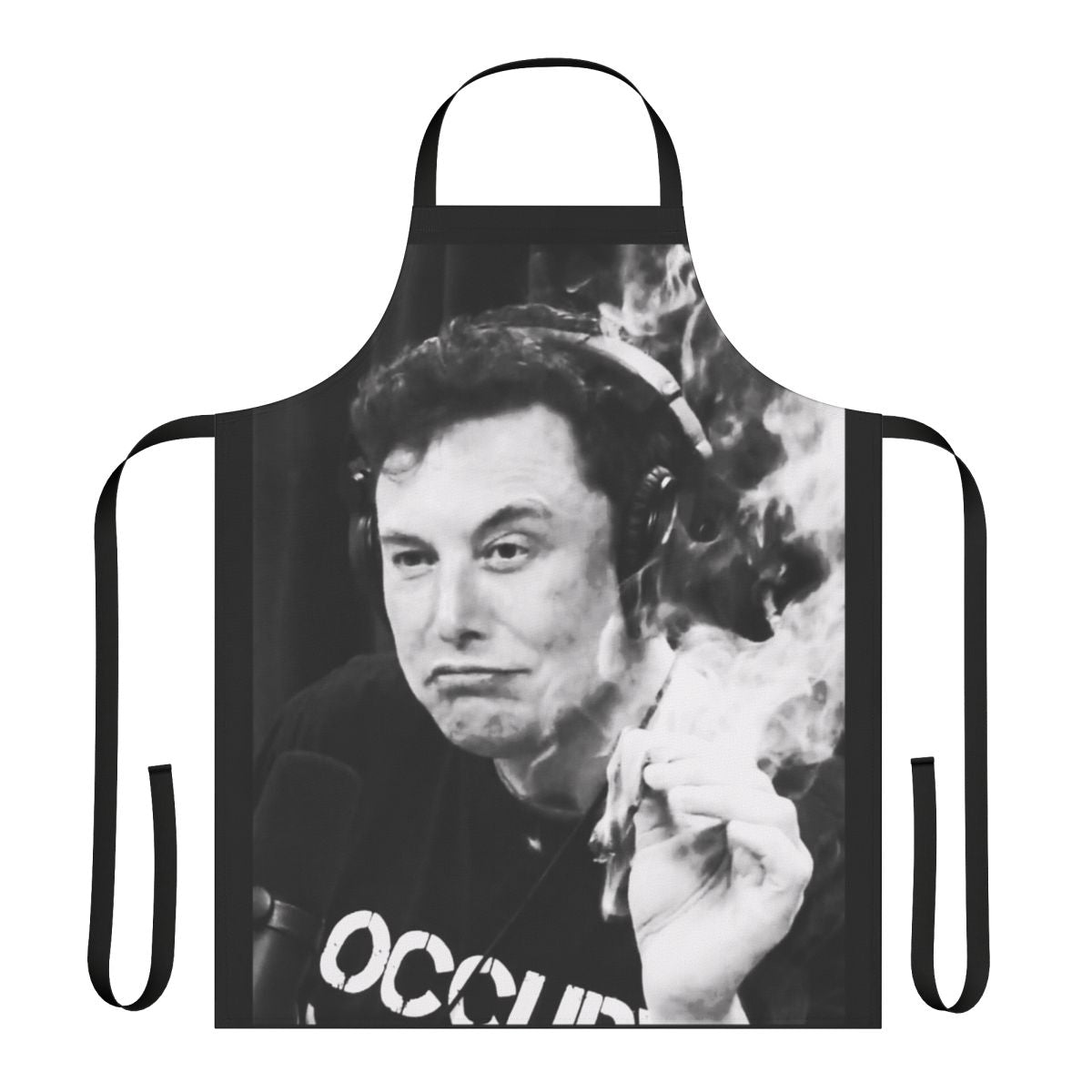 Elon Musk Inspired Smoking Themed Apron