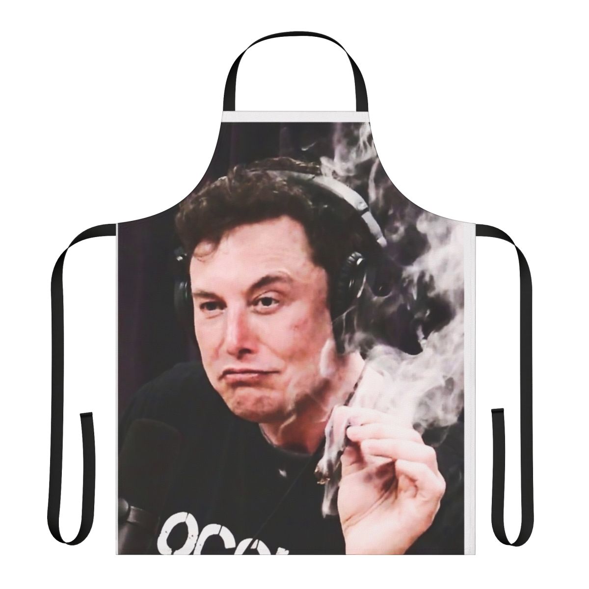 Elon Musk Inspired Smoking Weed Parody Apron