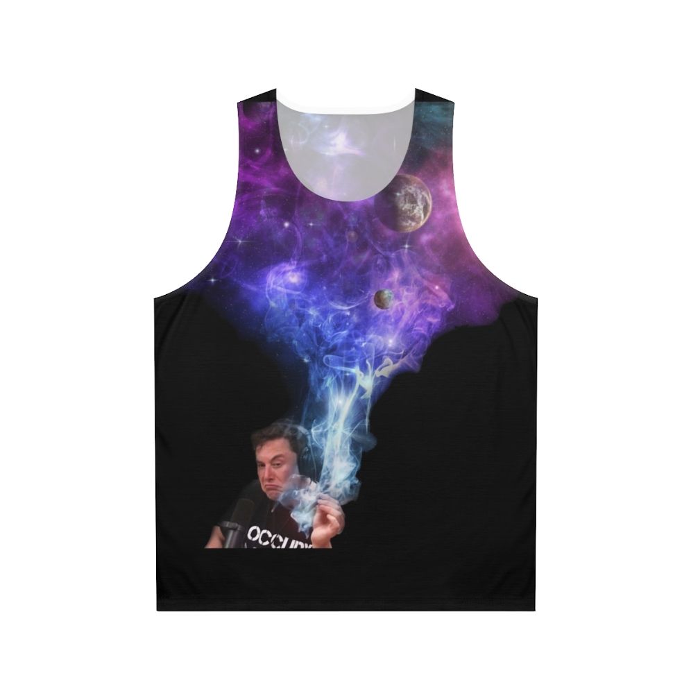 Elon Musk Smoking Weed Unisex Tank Top