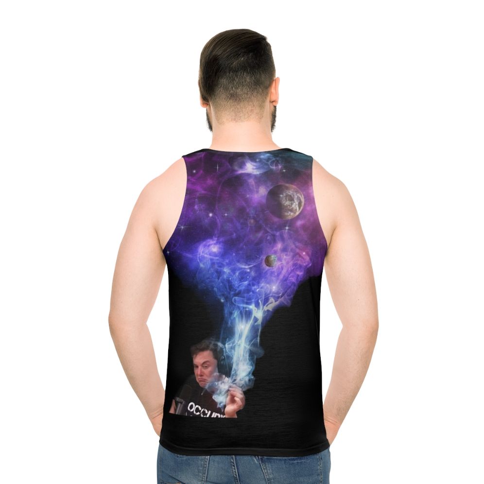 Elon Musk Smoking Weed Unisex Tank Top