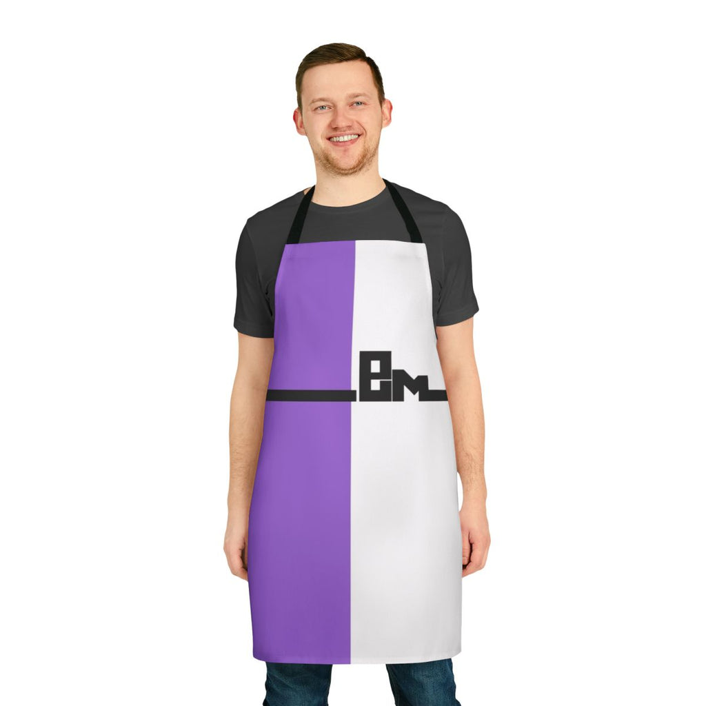 Elongated Man-themed ductile detective apron with stretch logo design