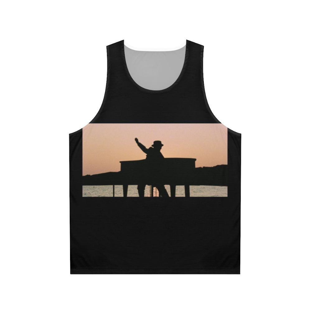 Unisex tank top with 'Still Standing' Elton John design