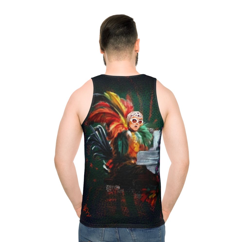 Elton John Unisex 70s Glam Rock Tank Top