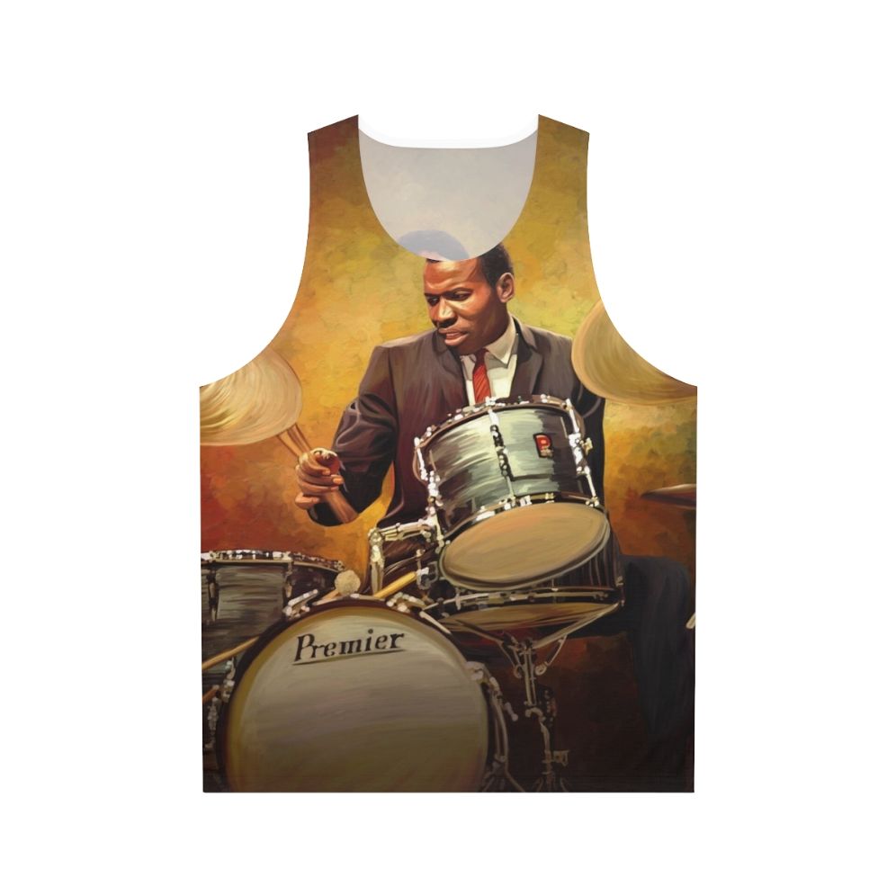 Elvin Jones Jazz Drummer Unisex Tank Top