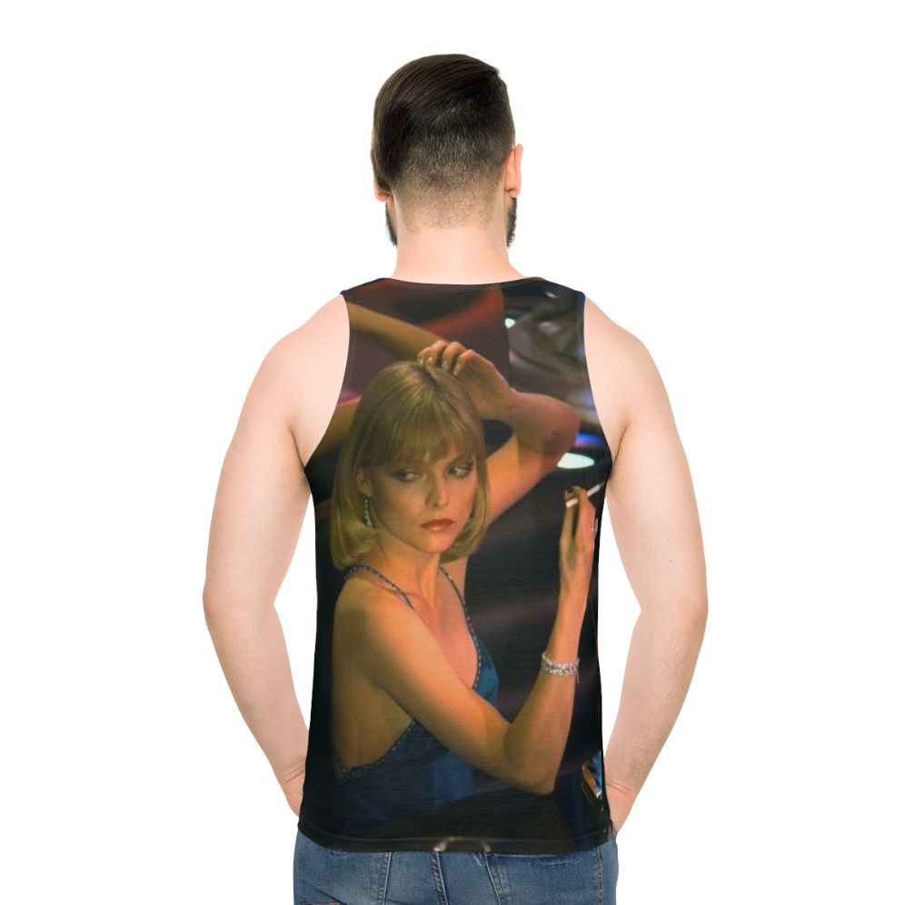 Elvira Hancock Scarface 1983 Unisex Tank Top featuring Michelle Pfeiffer