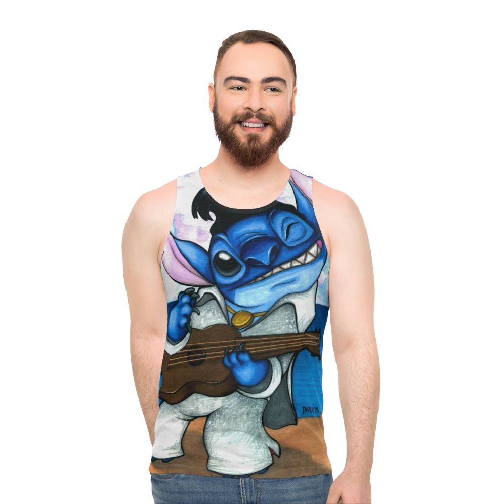 Elvis Stitch Unisex Tank Top