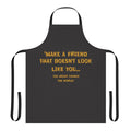 Motivational inspirational apron with diverse friends